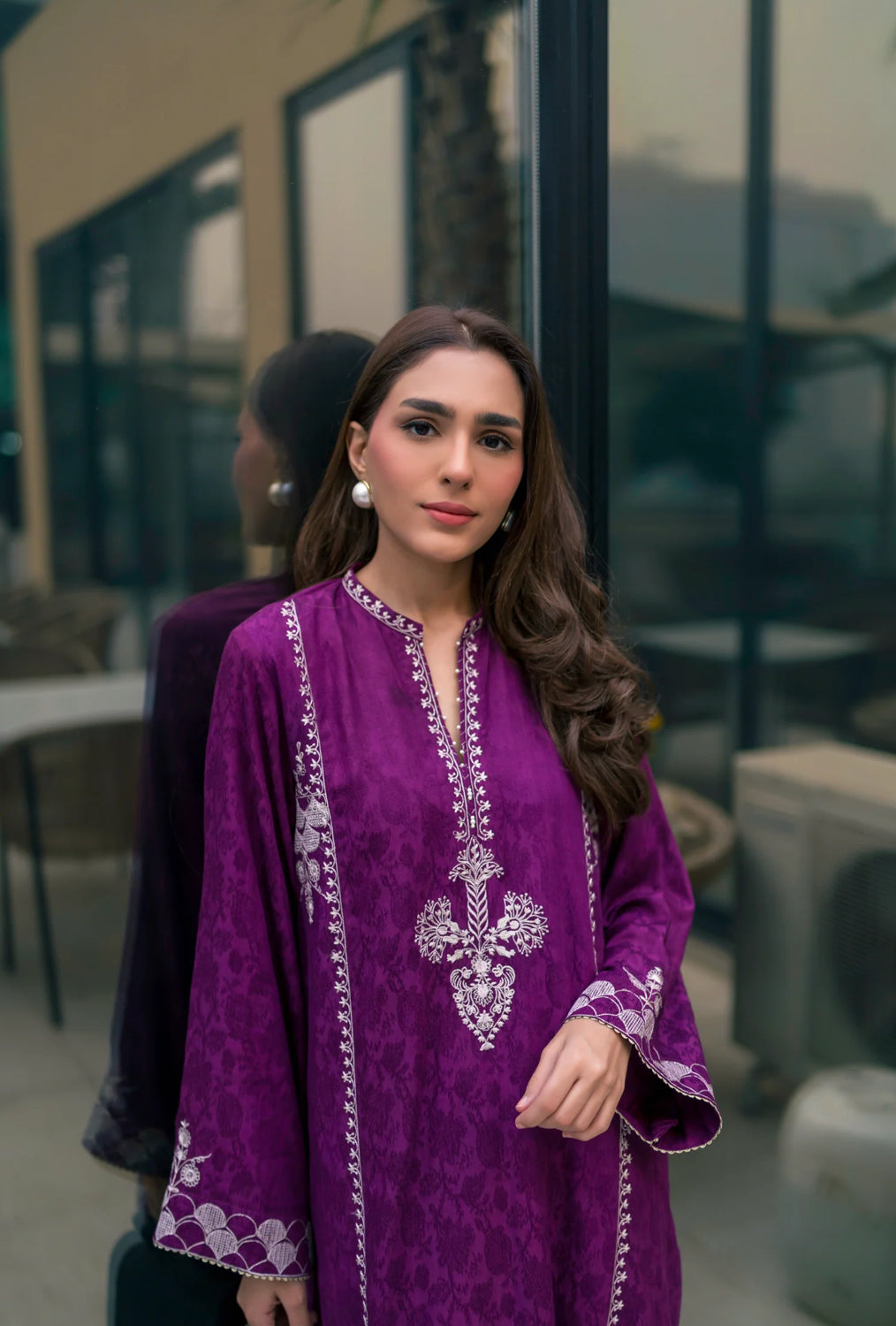 02 PIECE READY TO WEAR EMBROIDERED SHIRT & TROUSER