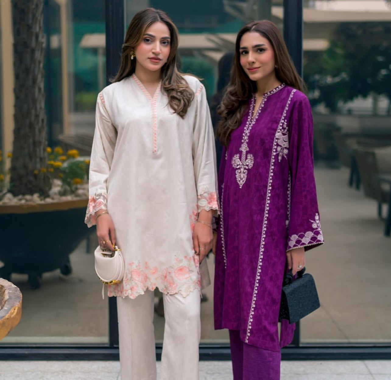 02 PIECE READY TO WEAR EMBROIDERED SHIRT & TROUSER