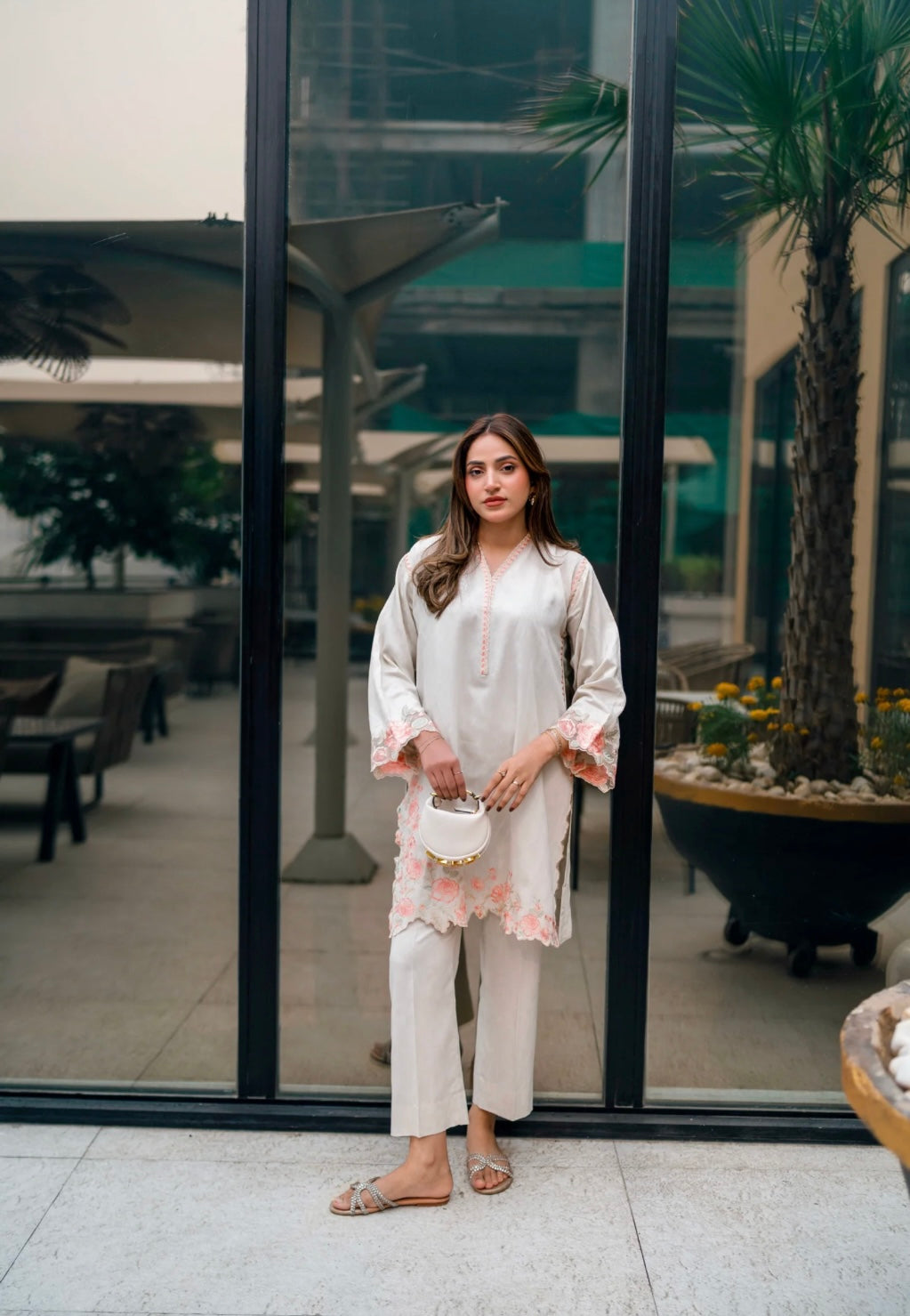 02 PIECE READY TO WEAR EMBROIDERED SHIRT & TROUSER