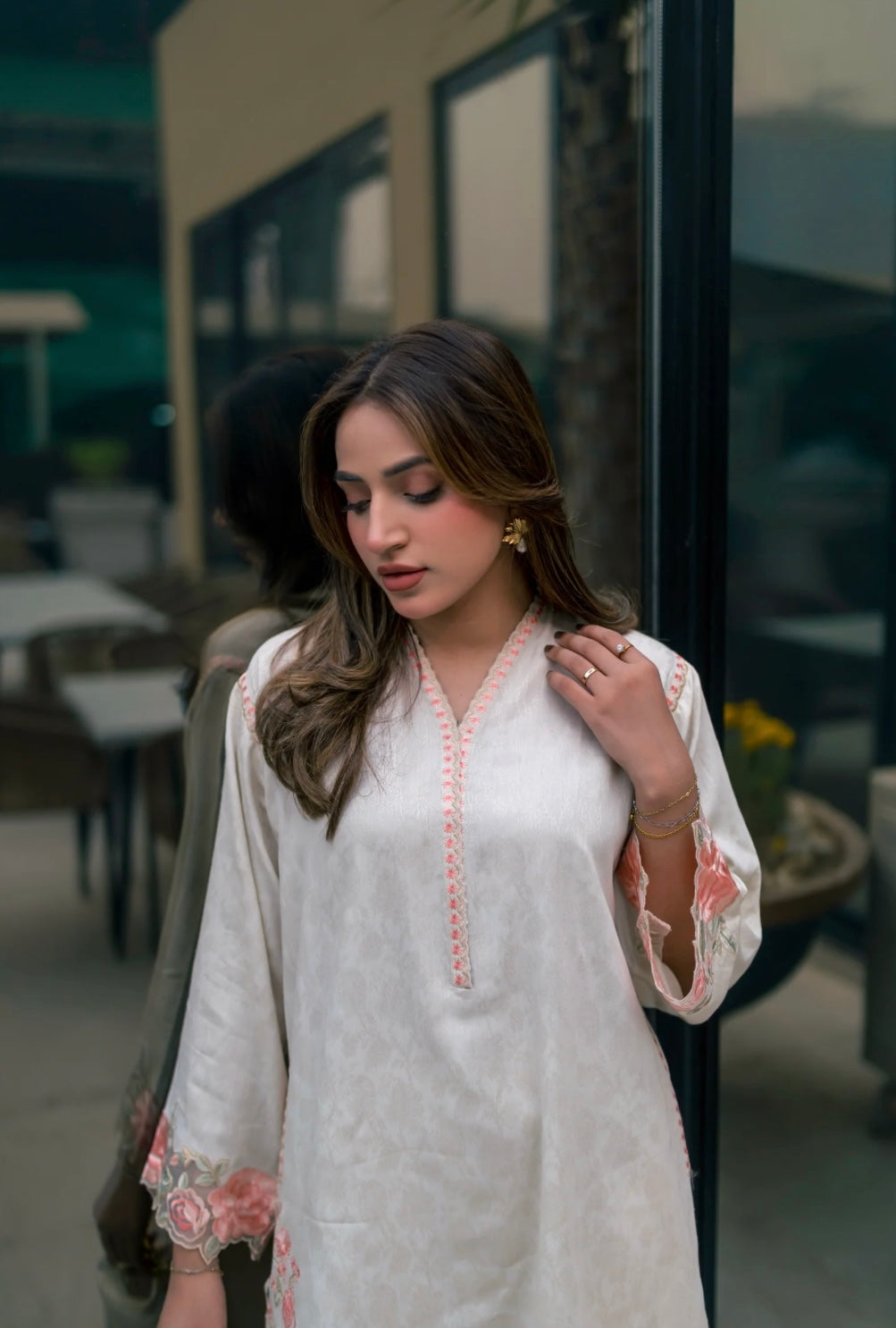 02 PIECE READY TO WEAR EMBROIDERED SHIRT & TROUSER