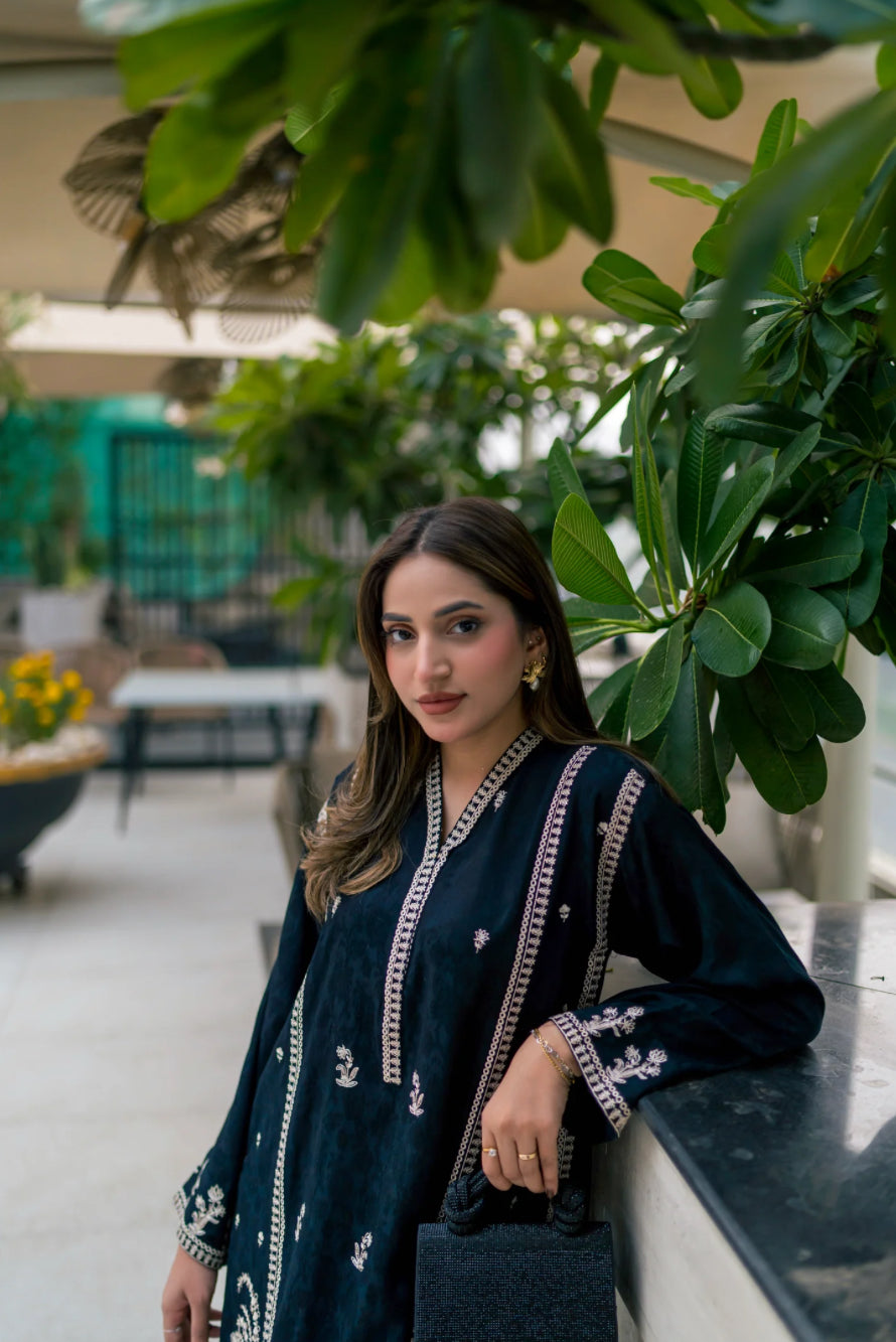 02 PIECE READY TO WEAR EMBROIDERED SHIRT & TROUSER