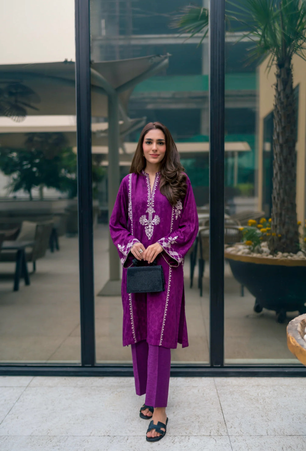 02 PIECE READY TO WEAR EMBROIDERED SHIRT & TROUSER